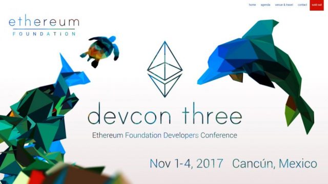 La devcon3 de la fondation Ethereum