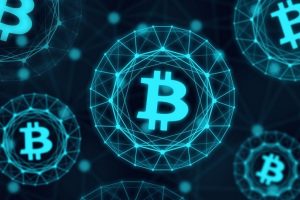 Bitcoin bleu