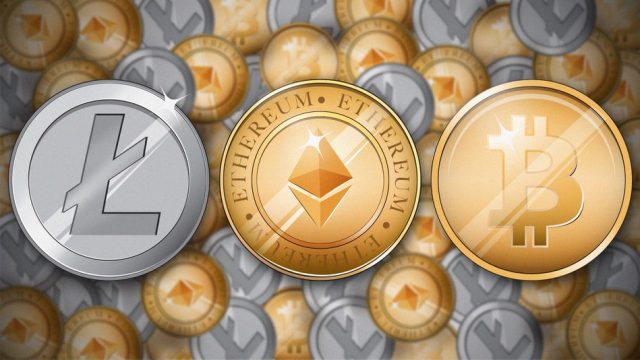 Bitcoin Ether Litecoin