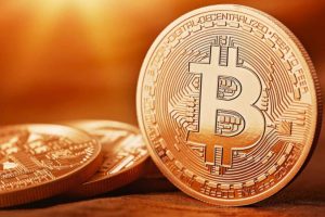 Une pièce Bitcoin