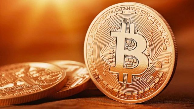 Une pièce Bitcoin