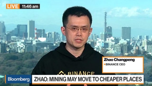 Zhao Changpeng Bloomberg