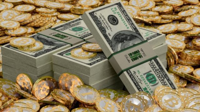 Bitcoin et dollar