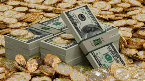 Bitcoin et dollars