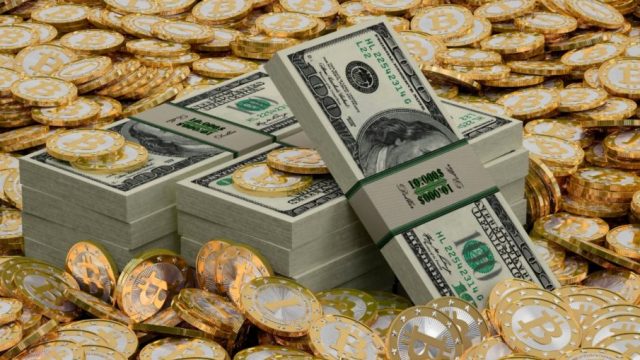 Bitcoin et dollars