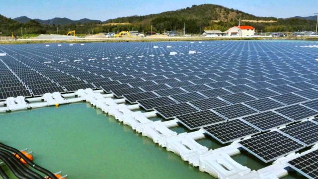 Panneaux solaires au Japon