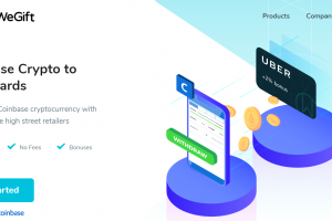 WeGift cartes cadeaux Coinbase