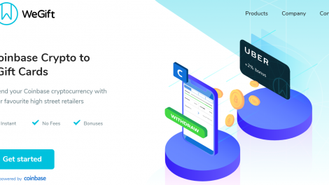 WeGift cartes cadeaux Coinbase