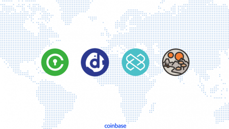 Civic Decentraland Loom District0X sur Coinbase