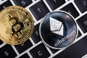 Bitcoin Ethereum pièces
