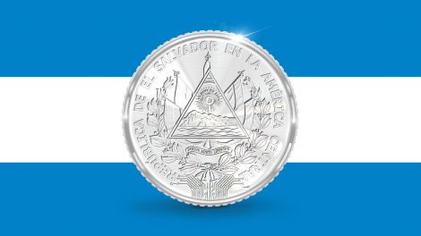 Salvador Bitcoin drapeau