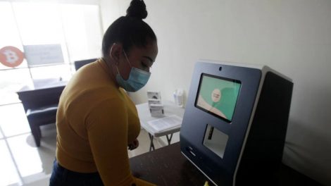 Distributeur de Bitcoin au Honduras