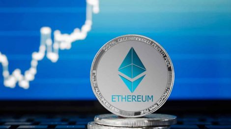 Hausse pièce Ethereum
