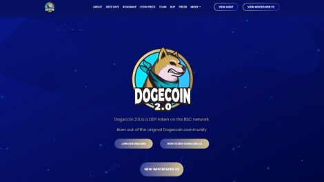 Page d'accueil Dogecoin 2.0