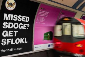 Publicité Floki Inu Londres