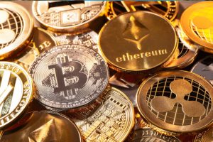 Pièces cryptomonnaies