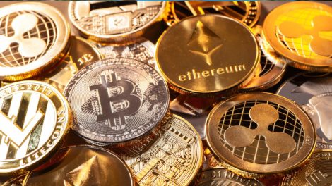 Pièces cryptomonnaies