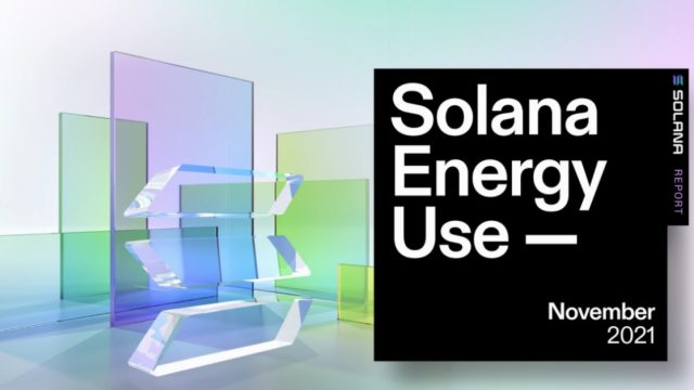 Solana consommation énergétique